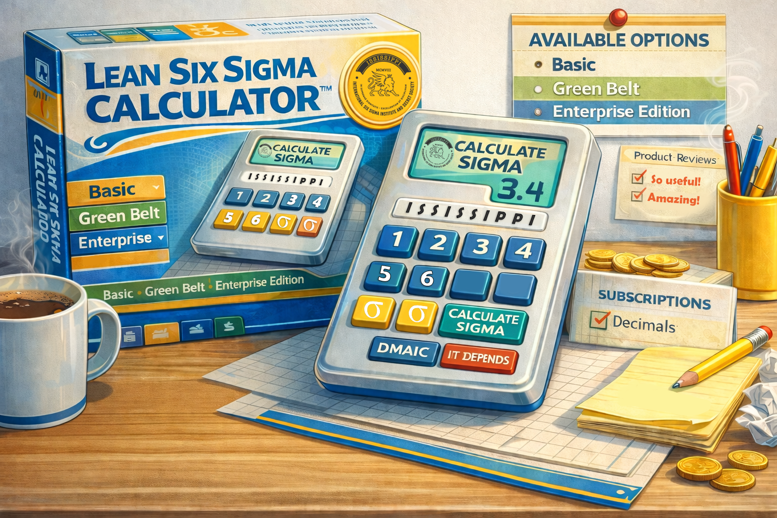 Lean Six Sigma Calculator