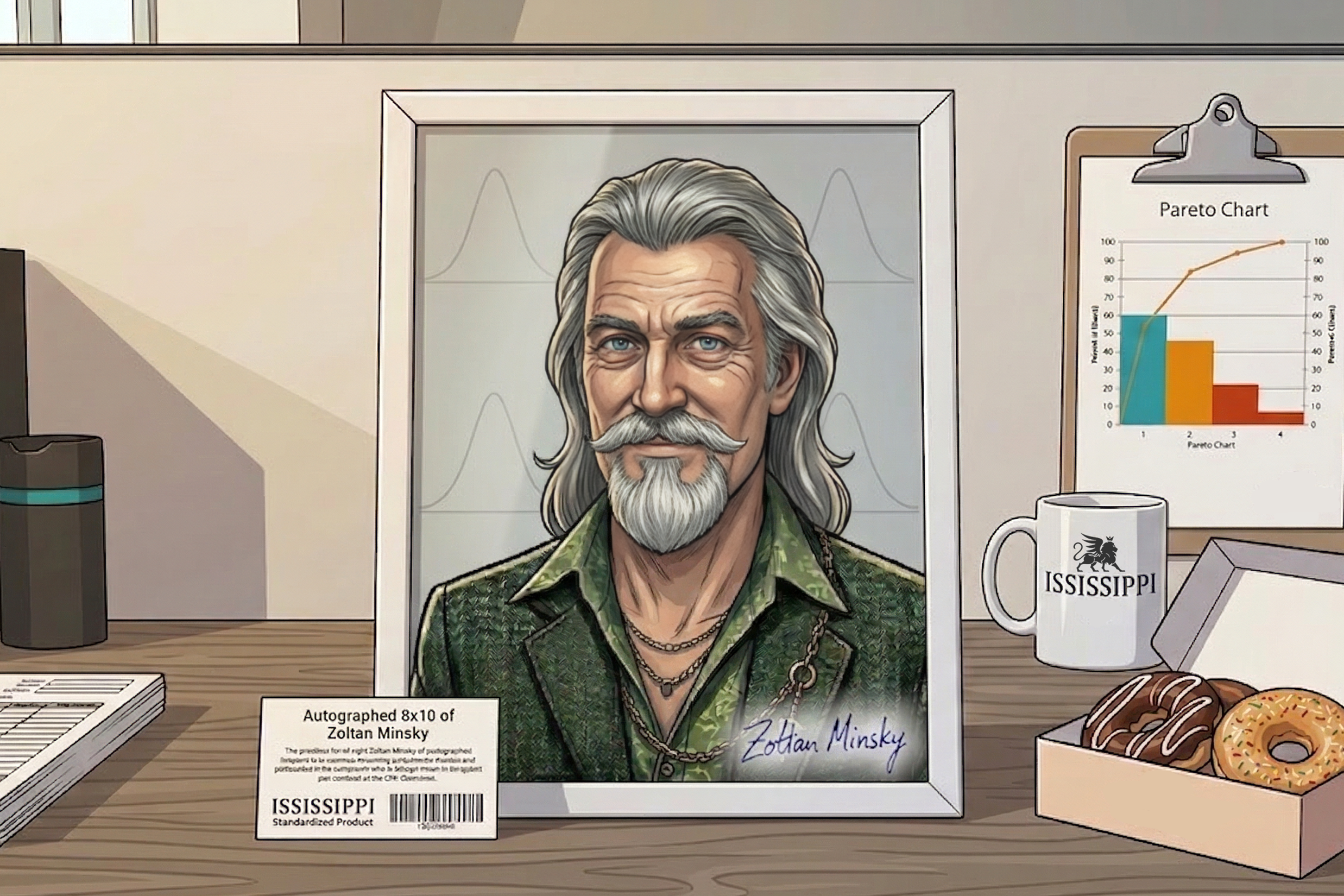 Autographed 8x10 of Zoltan Minsky