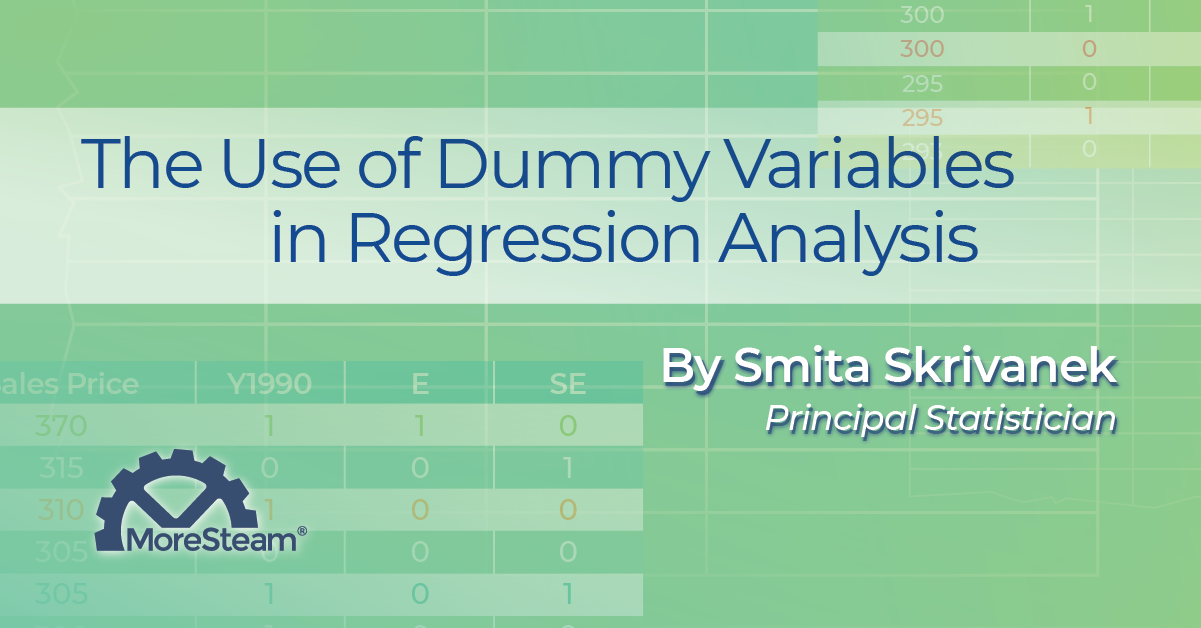 The Use Of Dummy Variables In Regression Analysis 9541