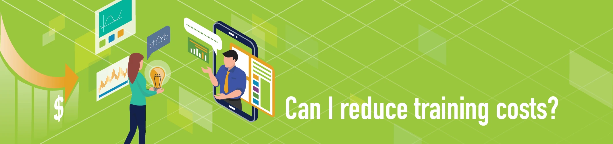 header imgage reads: Can I reduce training costs?
