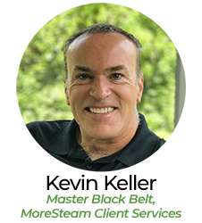 Author Photo of Kevin Keller, Master Black Belt and part of MoreSteam Client Services
