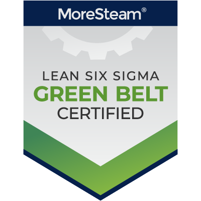 Lean Six Sigma Green Belt Certificate Digital Badge