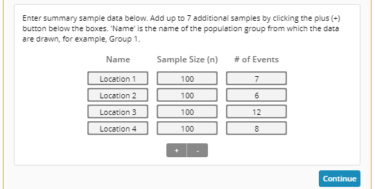 Multiple Proportions Test Tutorial